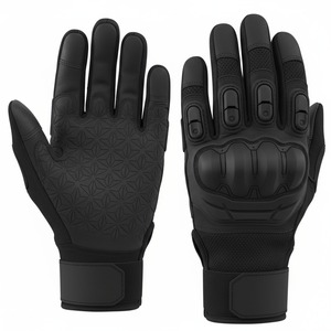 ถุงมือมอเตอร์ไซค์หนังสำหรับนักขี่แบบสั่งทำขายส่ง ถุงมือแข่งรถ OEM พร้อมเสริมความแข็งแรงบริเวณข้อนิ้ว - Product Image 1