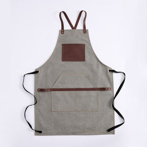 Delantal de Trabajo sin Mangas de Cuero Genuino Vintage de Alta Calidad para Hombres, Ideal para Limpieza - Product Image 2