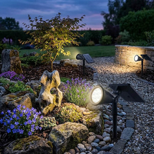 Décoration de jardin à LED en acrylique alimentée à l'énergie solaire - Product Image 4
