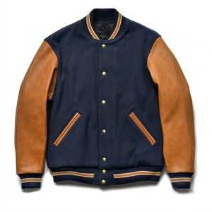 Mens classic varsity <b>jacket</b> designed with versatile comfort and athletic charm for urban casual travel and modern daily fashion - Product Image 1