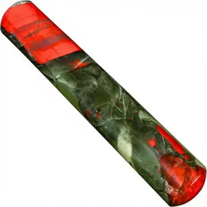 Varita Yoni Tallada en Piedra de Sangre Africana Natural de 11 cm, Gema Pulida Lisa, Tendencia de Moda, Herramienta para Ejercicios de Kegel para el Suelo Pélvico, para Mujeres - Product Image 1