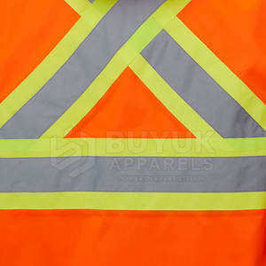 Chaqueta de Seguridad de Alta Visibilidad, Impermeable y Transpirable, para Proyectos Viales, con Capucha Reflectante para Trabajo al Aire Libre y Protección Contra Incendios - Product Image 6