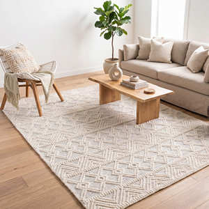 Modern Style Boho Rug 2x3 Rectangle Pastel Color Handloom Non Slip Flat <b>Weave</b> Durable Bedroom Floor Rugs With Fringes - Product Image 5