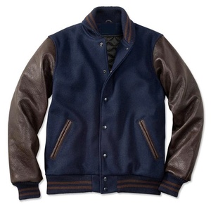 Chaqueta Bomber de Béisbol para Niños, 100% Poliéster, Transpirable, Ecológica, con Botones, para Otoño, Venta al Por Mayor de Fabricante OEM - Product Image 5