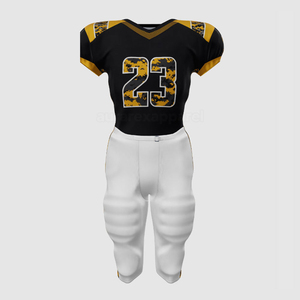 Uniforme de football américain de qualité supérieure à prix raisonnable, uniforme personnalisé de l'équipe nationale de football, fabriqué au Pakistan, haute qualité - Product Image 1