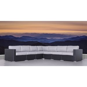 Muebles de Patio de Mimbre para Exteriores, Completamente Ensamblados, de 122 cm de Ancho, con Cojines Cómodos - Product Image 1