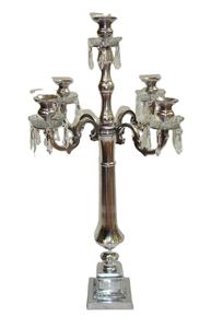 Candélabre de coulée de conception Simple polonais brillant en métal de qualité supérieure pour la maison hôtel restaurant et décoration de fête candélabre 5 Lite - Product Image 5