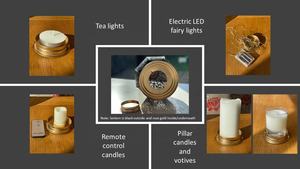 Farol de Metal Marroquí Personalizable, Portavelas Colgante para Exteriores en Negro y Oro Rosa para Decoración del Hogar - Product Image 4