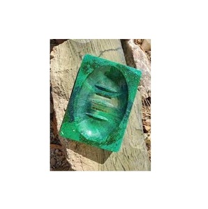 <b>Simple</b> Wood and Resin <b>Soap</b> Holder Square Shape Easy Cleaning Bath Handmade Accessory in wholesale - Product Image 4