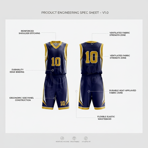 Maillots de basket-ball pour hommes et jeunes, uniformes légers à séchage rapide, kit sportif sublimé, design personnalisé, uniforme de basket-ball pour équipe et ligue - Product Image 2