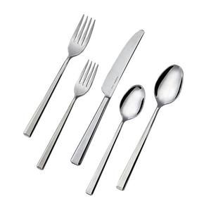 Cucharas, Tenedores y Cuchillos de Grado Alimenticio, Juego de Cubiertos de 4 Piezas, Suministros para Restaurantes, Juego de Cubiertos Reutilizables y Sostenibles, Acabado Brillante - Product Image 2