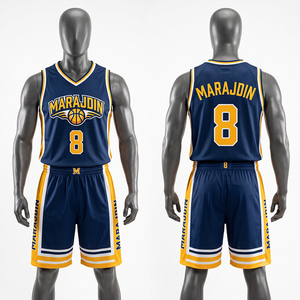 Uniforme de basket-ball pour jeunes et adultes avec logo personnalisé Uniforme de basket-ball haute performance pour les équipes - Product Image 4