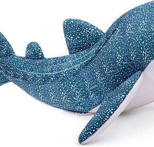 Peluche géante <span class=keywords><strong>requin</strong></span> <span class=keywords><strong>baleine</strong></span>, coussin confortable, jouet en peluche, polyester durable, rembourrage en coton PP, unisexe, décoration intérieure, cadeau - Product Image 2