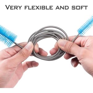 Spazzola Flessibile per la Pulizia del Tubo di Scarico dell'AC, Specifica per la Pulizia di CPAP e Scarichi Doccia, Ideale per la Pulizia di Tubi - Product Image 2