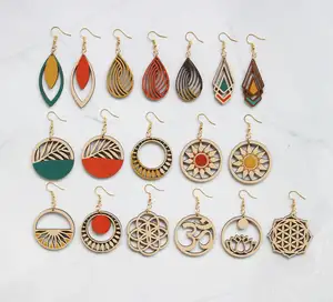 Wholesale Eco-friendly Handcrafted Coconut Shell - Women's Earrings With Unique Design From Vietnam Supplier