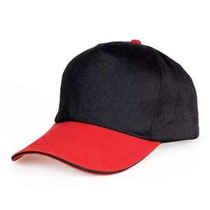 Gorras de béisbol de pana de dos tonos con visera curva, personalizables con etiqueta, hebilla ajustable en la parte trasera, para hombre, gran venta. - Product Image 2
