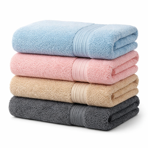 Serviette de sport en coton personnalisée en gros avec logo, douce, absorbante, pour le fitness, taille personnalisée, OEM - Product Image 1