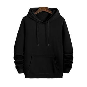 Nuevo chándal ecológico sin costuras para hombre, sudadera informal de Color sólido, ropa de calle, ropa deportiva para correr, sudaderas con capucha de Otoño Invierno - Product Image 3