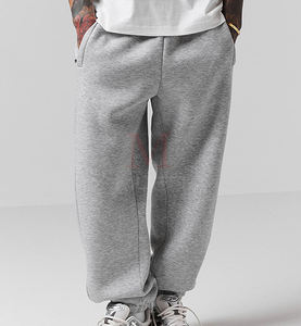 High Quality Custom Logo <b>Joggers</b> <b>Baggy</b> Sweatpants 100% Cotton 450gsm Heavy Sweatpants Available in All Colors - Product Image 3