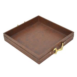 Restaurant Supplies <b>Breakfast</b> Serving <b>Tray</b> With Horse Bit Handles Decorative <b>Trays</b> Event Supplies Luxury <b>Tray</b> For Home Decor - Product Image 2
