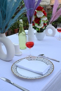 Large Cotton Tablecloth Wrinkle Free Classic Tableware for Home Hotel Restaurant Cafe <b>Kitchen</b> and Dining Farmhouse Decor - Product Image 3