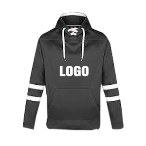เสื้อฮู้ดฮอกกี้น้ำแข็งสีน้ำเงิน แขนยาว ลายทาง ปิดด้วยเชือกผูก สำหรับผู้ใหญ่ ใส่ได้ทั้งชายและหญิง ชุดกีฬา ผลิตจากวัสดุโพลีเอสเตอร์ - Product Image 2