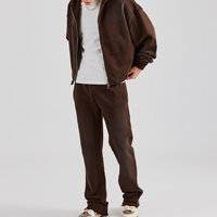 Ensemble de survêtement à capuche surdimensionné personnalisé, coupe classique, streetwear, jogging, tenue décontractée pour homme, vêtements de sport deux pièces, respirant et à séchage rapide