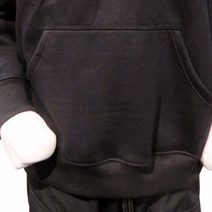 Sweat-shirts et pulls molletonnés pour hommes en molleton bouclette 100% coton épais, coupe oversize à épaules tombantes, avec logo personnalisé - Product Image 4