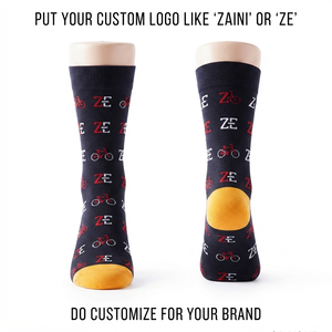 Premium 180 GSM Polyester Spandex Professional Sports Socks <b>Knee</b> <b>High</b> Thick Breathable Winter Custom Embroidery Logo - Product Image 6