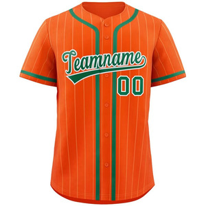 Maillot de baseball OEM personnalisé en coton et polyester de haute qualité, coupe ajustée, avec logo personnalisé pour équipe - Product Image 3