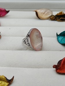 Anillo de Cuarzo Celestial con Madreperla para Mujer, Elegante Joya con Piedra Preciosa, Anillo Brillante para Regalos de Boda y Fiesta - Product Image 3