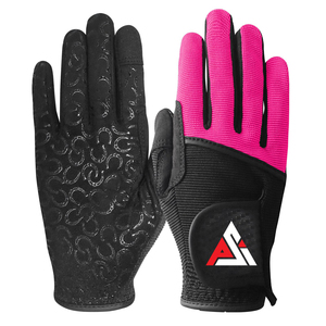 <b>Equestrian</b> Riding Gloves Best Summer Breathable Fabric Best Solid Silicone Grip Horse Riding Gloves for Outdoor Sports - Product Image 1
