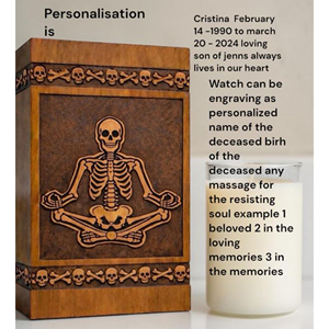 Custom Engraved Wooden Resin Urn <b>Box</b>: Pet/Human <b>Memorial</b> Keepsake urn <b>Memorial</b> Keepsake by AYAANS - Product Image 6