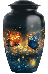 Wholesale Metal Cremation Urns for Adult Human Ashes Modern Design Funeral Supplies Casket <b>Memorial</b> <b>Keepsake</b> - Product Image 5