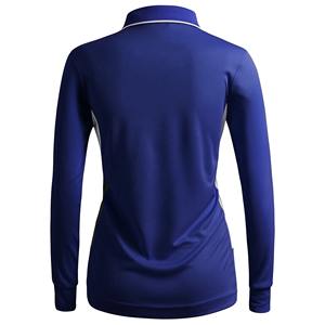 Camisas Ecuestres de Manga Larga Color Azul Marino Personalizadas al por Mayor de Wida Sports 2026, Tops para Montar a Caballo para Mujer, Se Aceptan OEM y ODM - Product Image 2