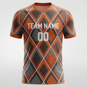Uniforme Deportivo Personalizable de Alto Rendimiento, Camiseta de Fútbol de Manga Corta con Estampado de Secado Rápido para Clubes Profesionales - Product Image 1
