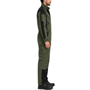 Combinaison de travail confortable avec poches utilitaires renforcées, design à manches longues, uniforme de travail pour les équipes de garage et d'entretien - Product Image 6