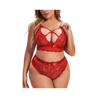 Conjunto de Sujetador Deportivo y Braguita para Mujer, Bikini de Encaje sin Costuras, Lencería Sexy Ligera y Suave, Ropa Interior con Cintura para un Movimiento Diario Cómodo