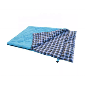 Wholesale Cheap Price Customizable Lightweight Outdoor Double Sleeping Bag <b>Envelope</b> Type 190T Polyester 2-person Capacity Export - Product Image 3