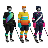 Kit de Hockey sur Glace Personnalisé 2026 |   Maillot et chaussettes d'équipe par sublimation |   100% polyester, séchage rapide |   Fabricant OEM en gros