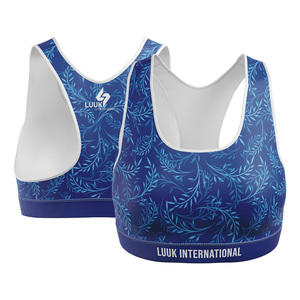 Custom Printed Sublimated Sports Bra Women's Performance Fitness Bra for Yoga Gym <b>Running</b> Training Sportswear - Product Image 3