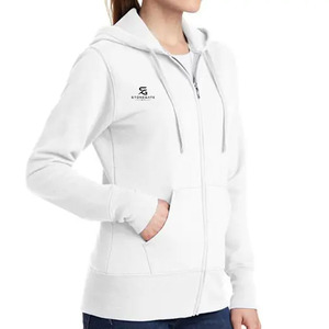 Sweat-shirt à capuche oversize pour femme en molleton de coton respirant, manches longues, coupe décontractée, style streetwear, chaud pour l'automne et l'hiver, séchage rapide - Product Image 4