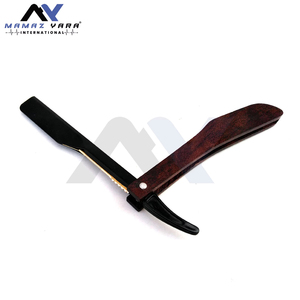 Professional Plastic Handle Slide Lock Straight Edge <b>Razor</b> Barber Shaving Tool Stainless Steel Replaceable <b>Blade</b> Salon Quality - Product Image 5