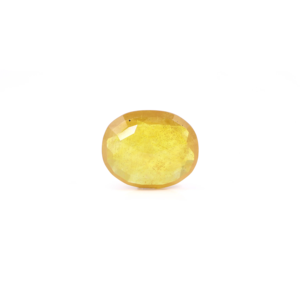 Loose 12.85 Carat Oval Cut Yellow Sapphire Gemstone for Fine Jewelry - Product Image 2