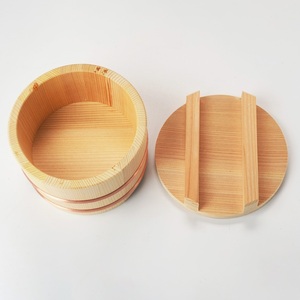 30475 Specially Selected Kiso Sawara Small Wooden Rice Container, Made in Japan, Kitchen Tool for Serving Rice, Natural Wood - Product Image 3