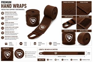 DUMELA INTERNATIONAL - Vendas de Mano para Entrenamiento de MMA y Boxeo con Logotipo Personalizado, Transpirables, Duraderas, Elásticas, de Algodón, para Kickboxing - Product Image 5