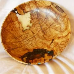 Resin wood bowl handmade <b>epoxy</b> decorative fruit bowl modern home decor glossy finish <b>table</b> centerpiece - Product Image 1