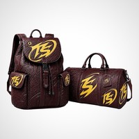 Sac de voyage en cuir de luxe haut de gamme, design multifonctionnel en polyester, poignées de transport modernes et confortables, personnalisation de la marque