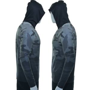 Sweat à capuche unisexe en coton 100% avec fermeture éclair, imprimé numérique 3D animalier, design personnalisé, noir, pour homme, collection hiver - Product Image 5