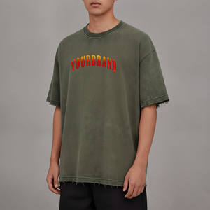 T-shirt pour homme de haute qualité, écologique, respirant, surdimensionné, impression sérigraphique, style décontracté, manches courtes, col rond, jersey en coton - Product Image 3
